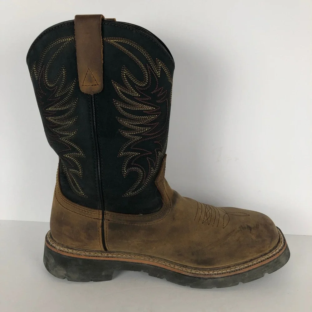 THOROGOOD Wellington Waterproof Work Boots Men's 10.5 EE Brown 814-4330  EH SR